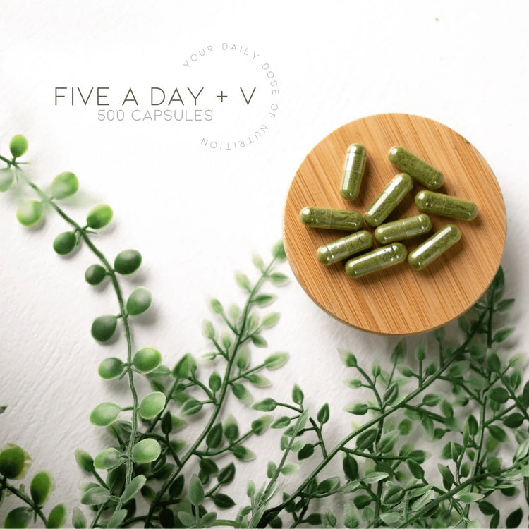 Five a Day +V - 500 Capsules